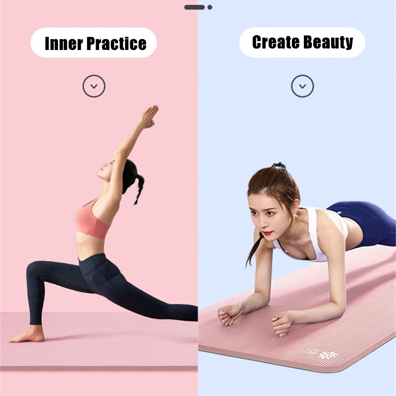 1830*610*10mm  Sport Extra Thick Non-slip Yoga Mat