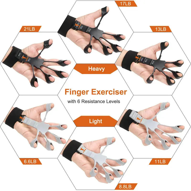 Finger Power Strengthener Stretcher Trainer